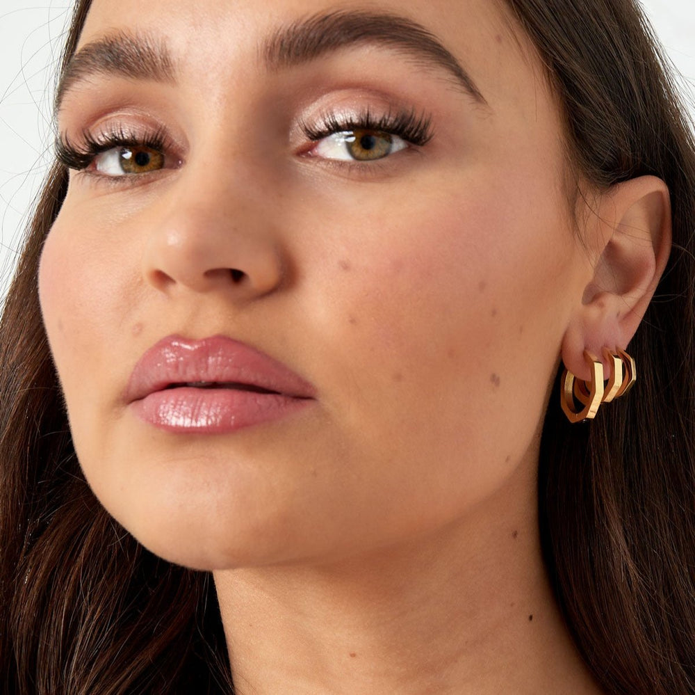 Octagon Small Earrings