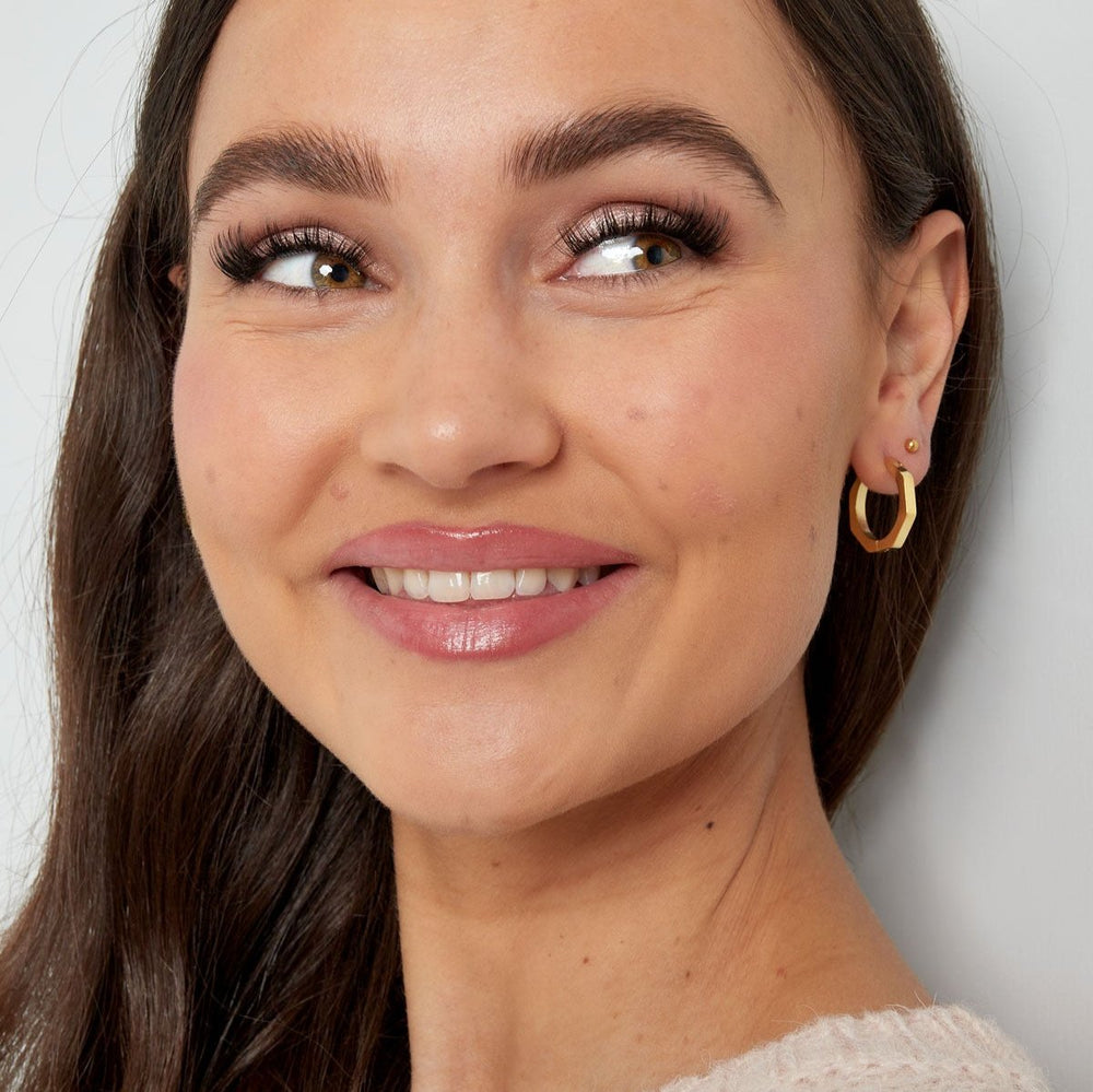 Octagon Small Earrings