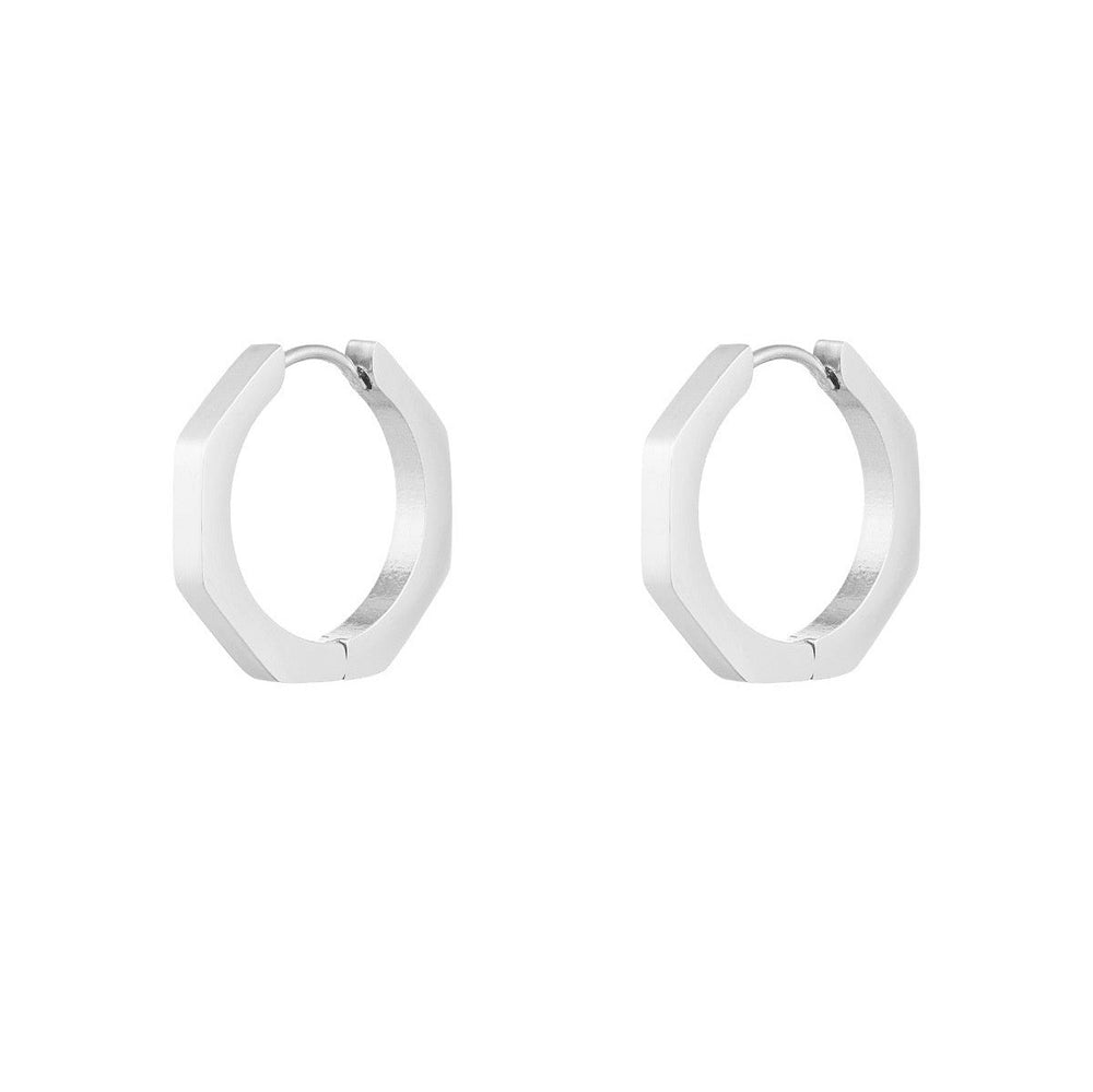 Octagon Small Earrings