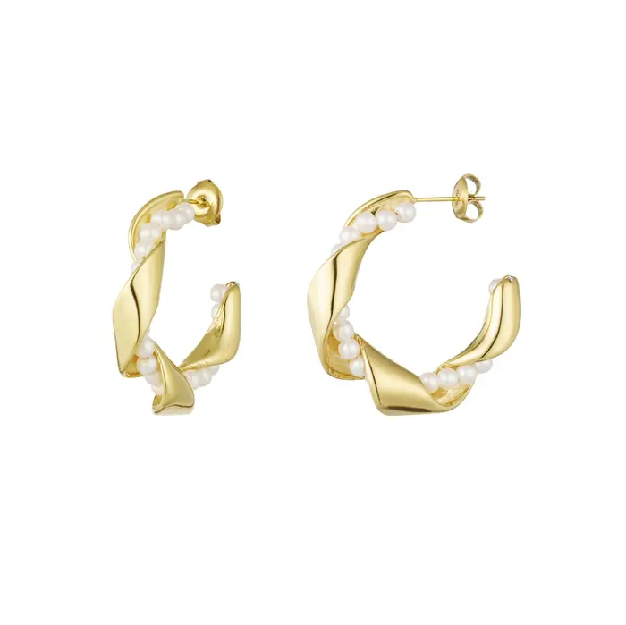 Pearl Braid Earrings