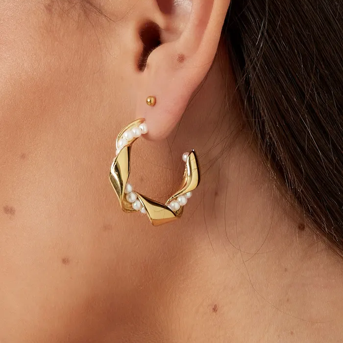 Pearl Braid Earrings