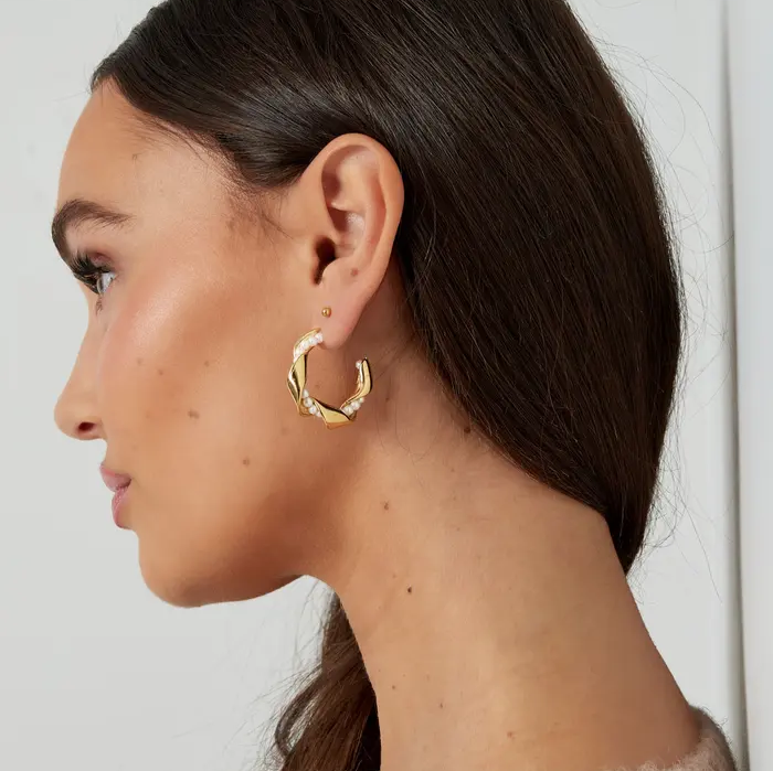 Pearl Braid Earrings
