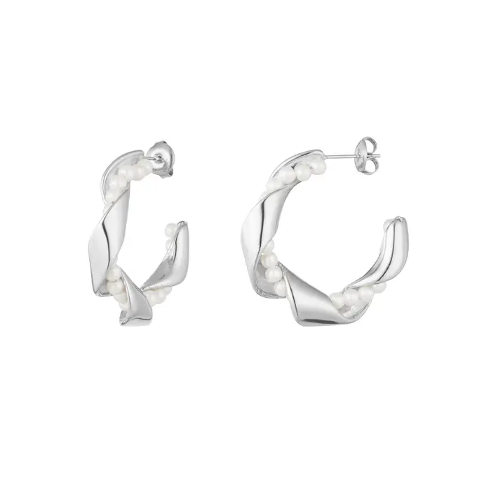 Pearl Braid Earrings