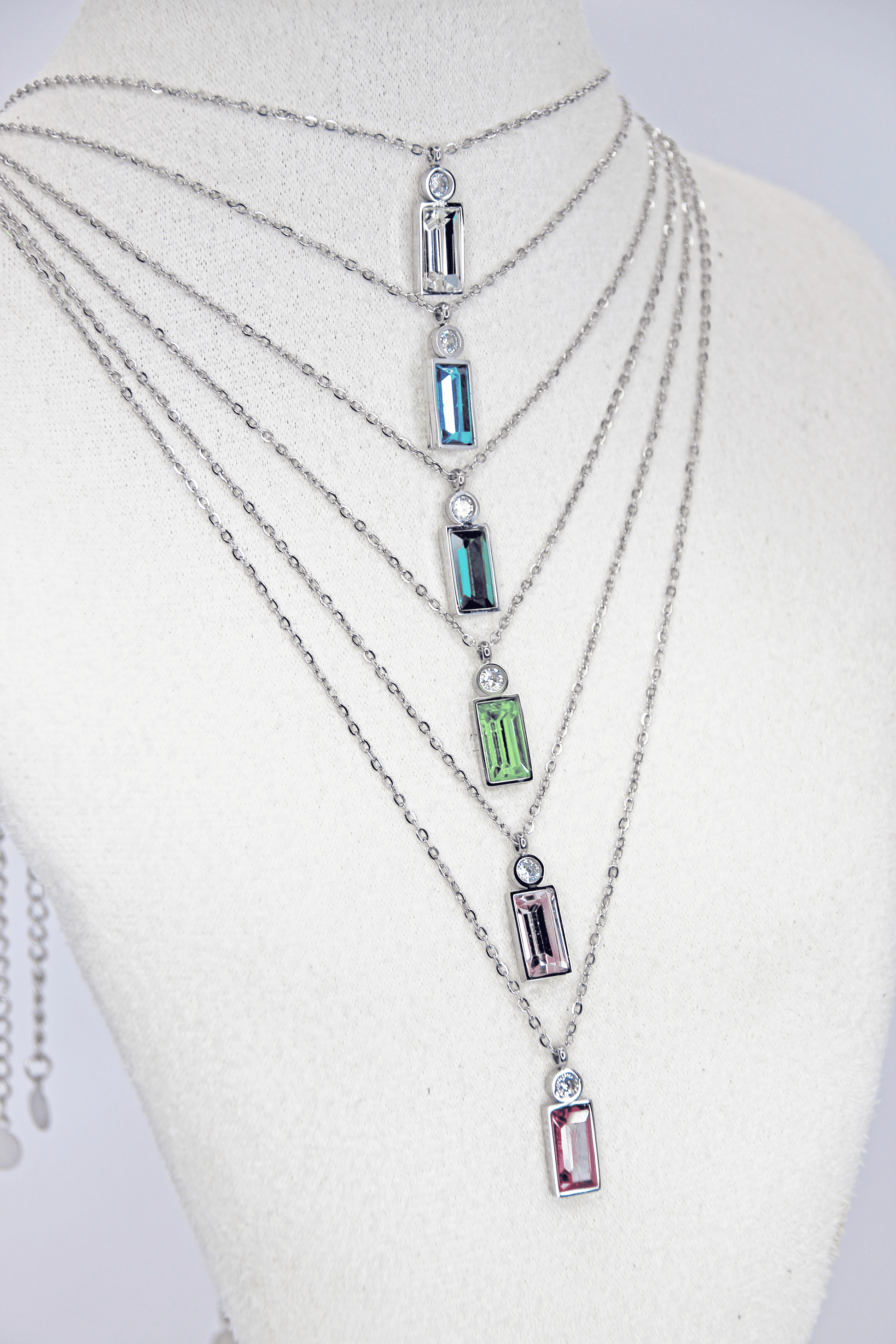 Collana Crystal Baguette