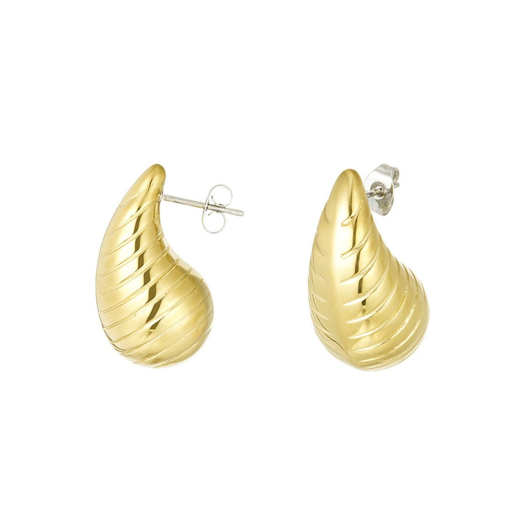 Drop Earrings Knurled