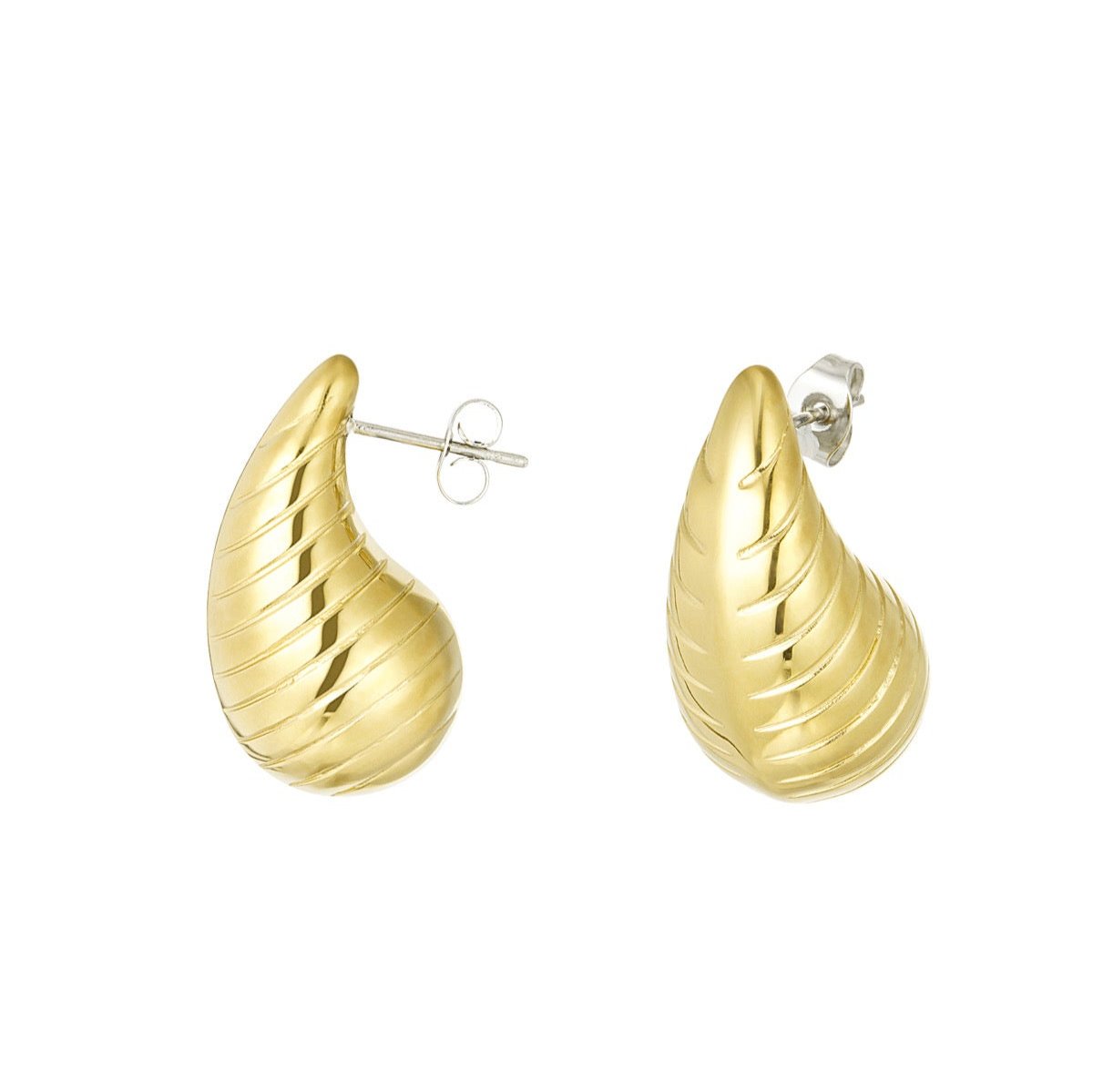 Orecchini Goccia Zigrinati