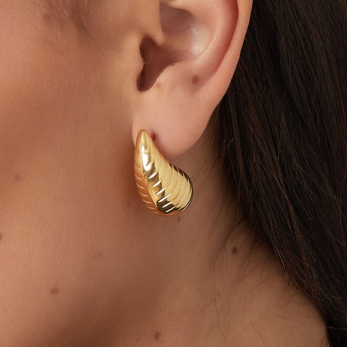 Orecchini Goccia Zigrinati