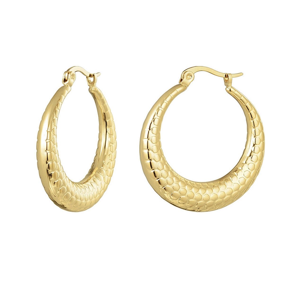 Orecchini Python Circle