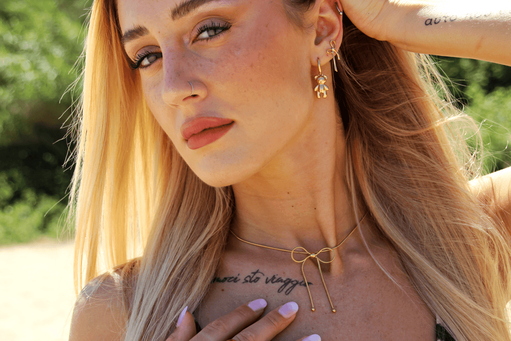Collana Fiocco pendente
