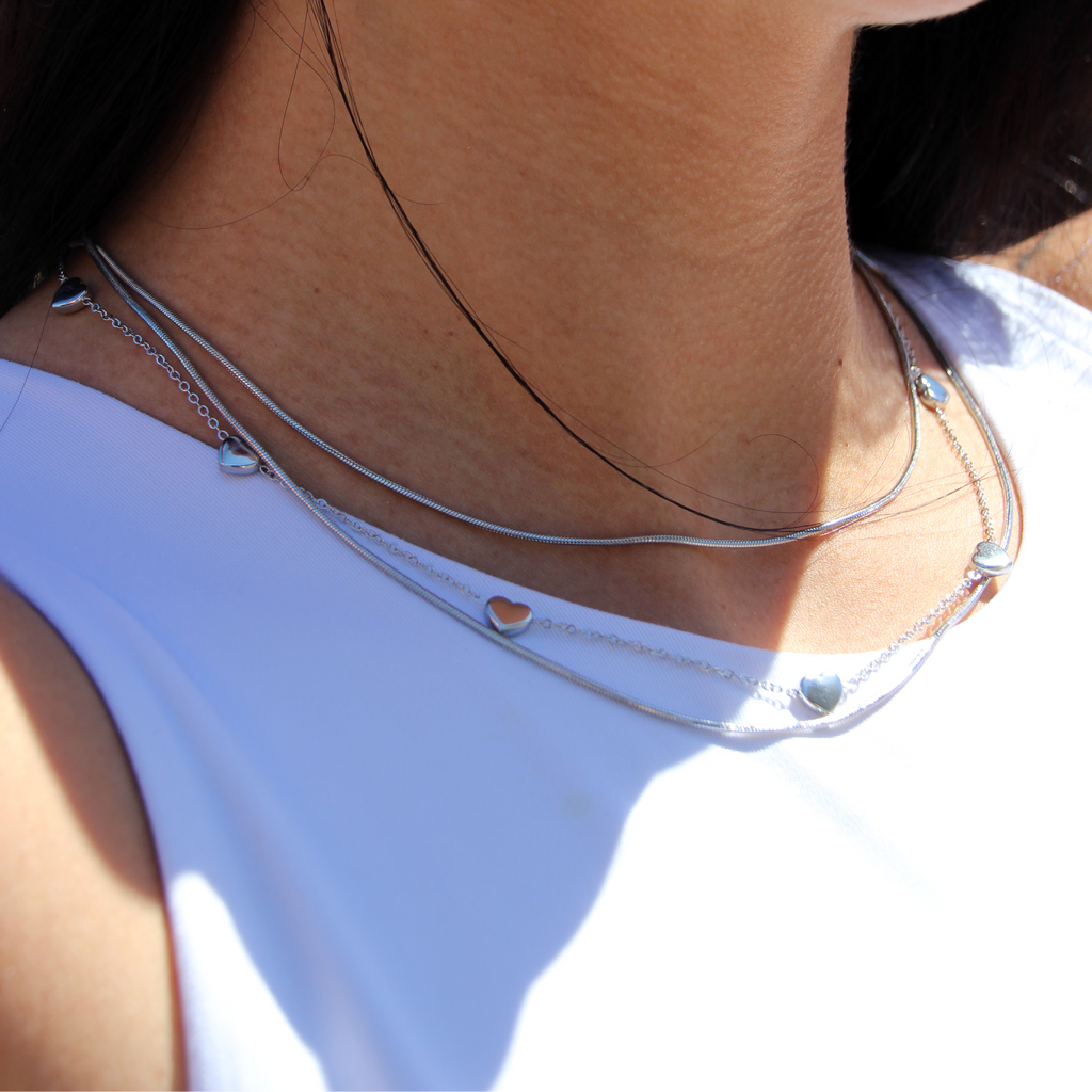 Collana Cuoricini