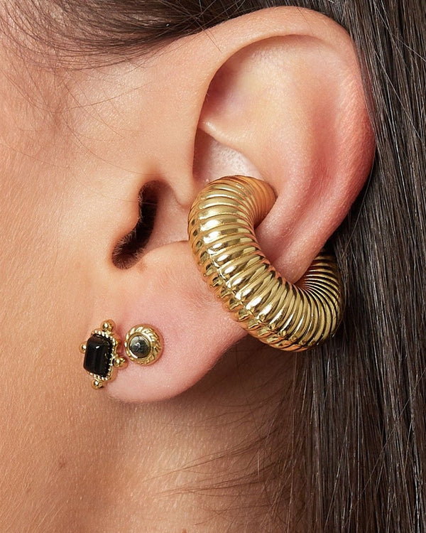 Knurled Ear Cuff