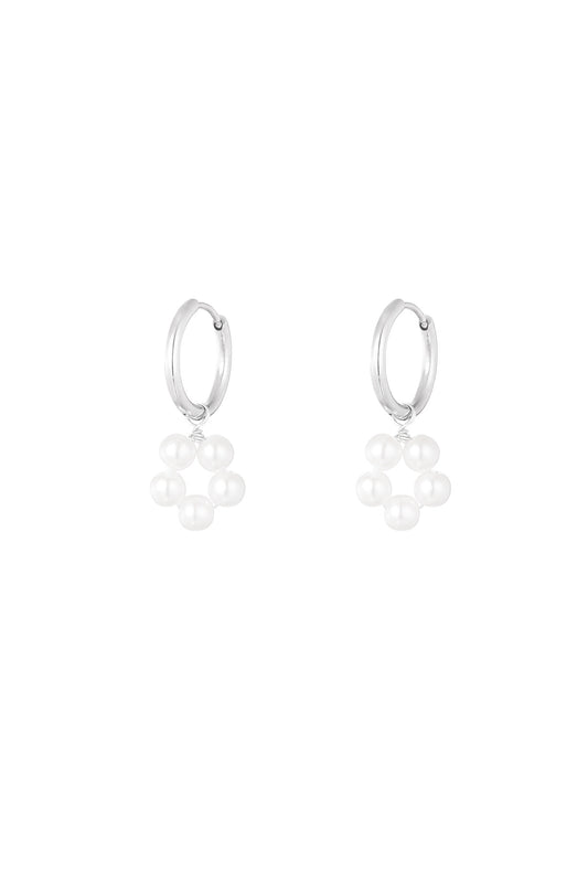 Pearl Flower earrings