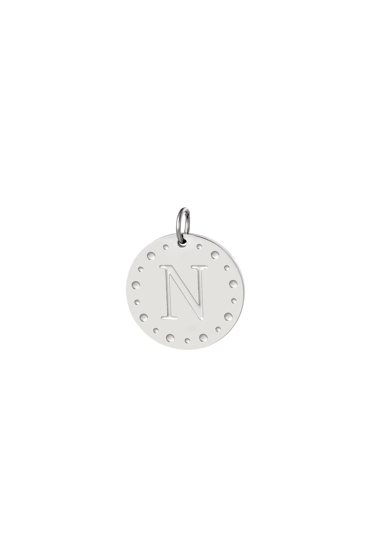 Pendants with engraved initial