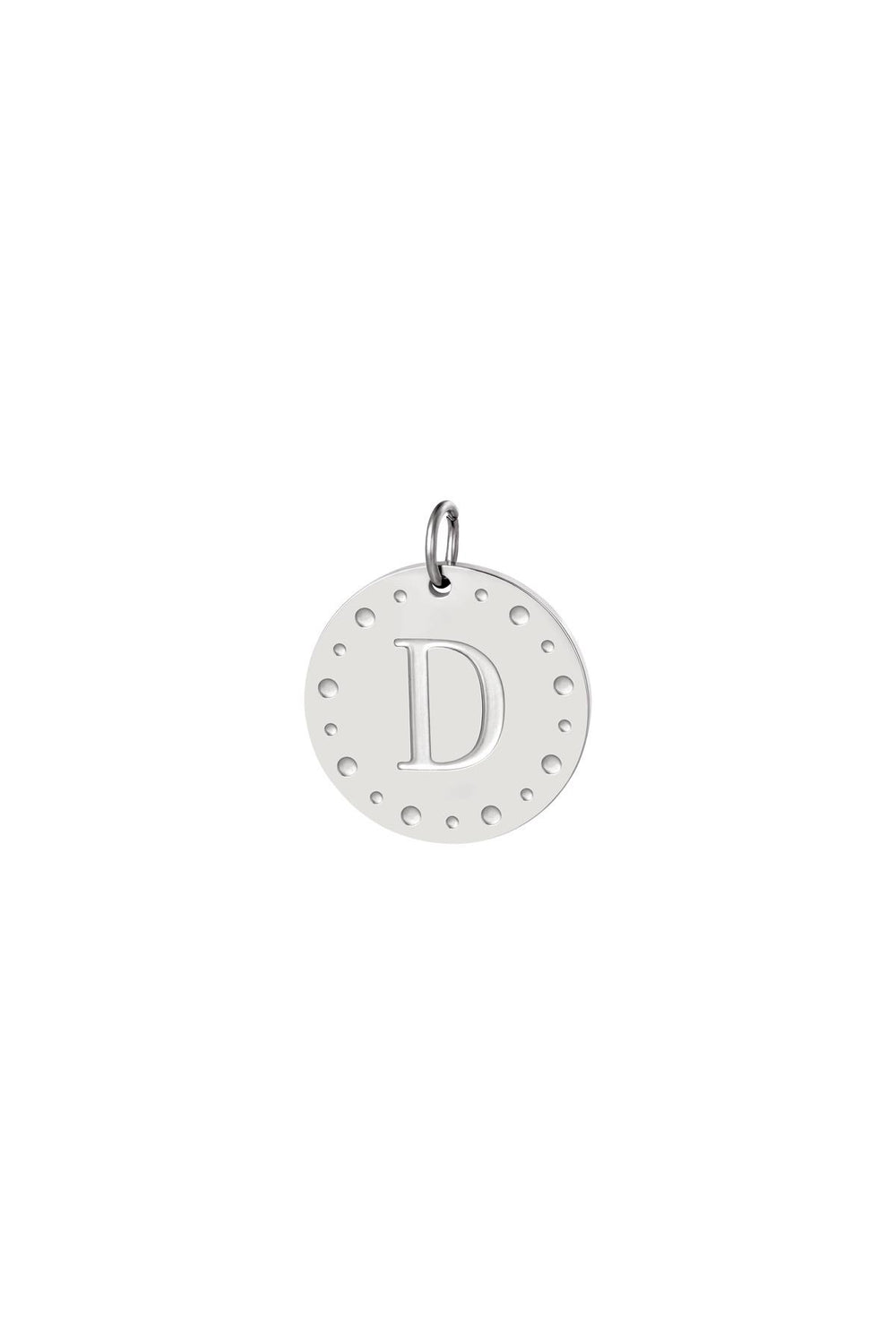 Pendants with engraved initial