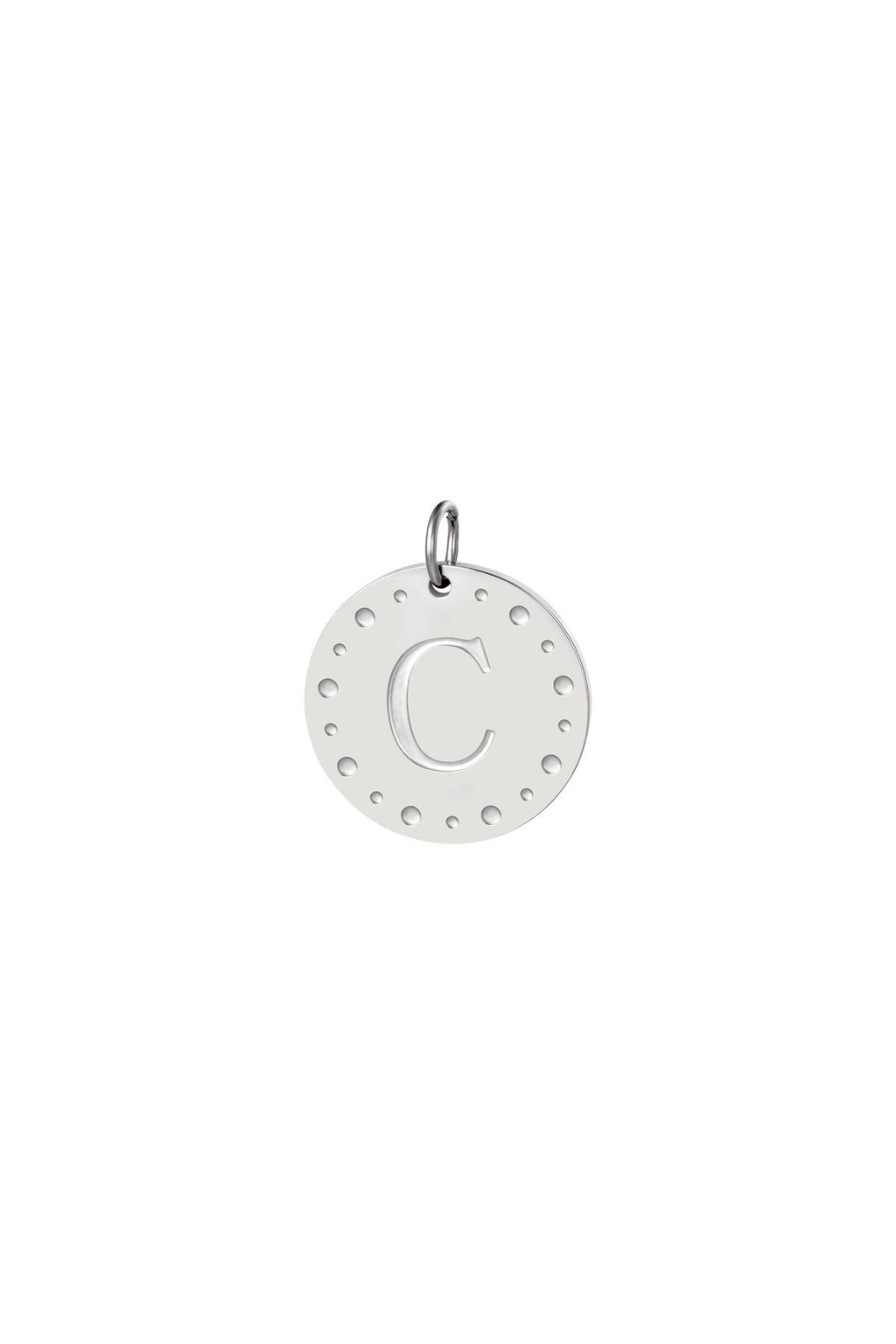 Pendants with engraved initial