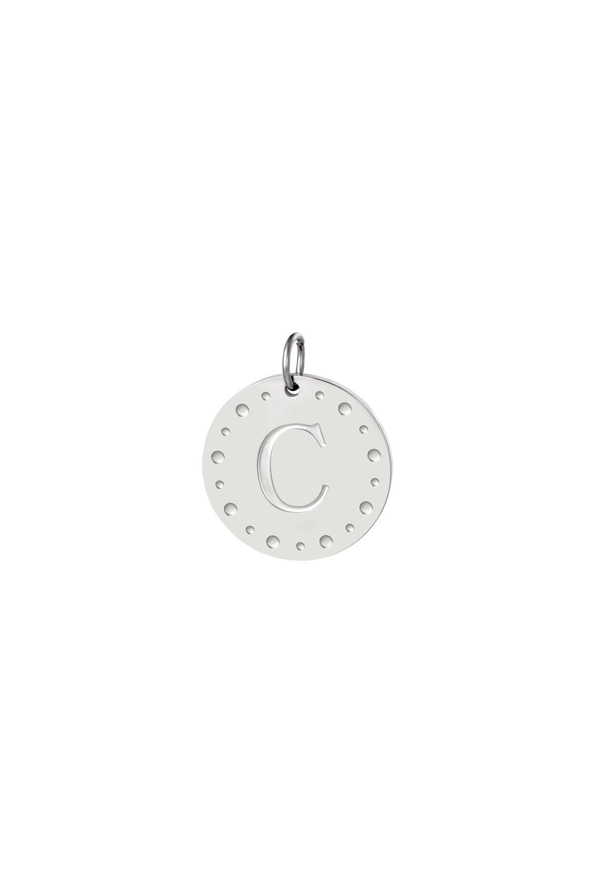 Pendants with engraved initial