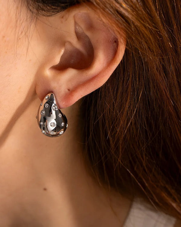 Sparkling Drop Earrings