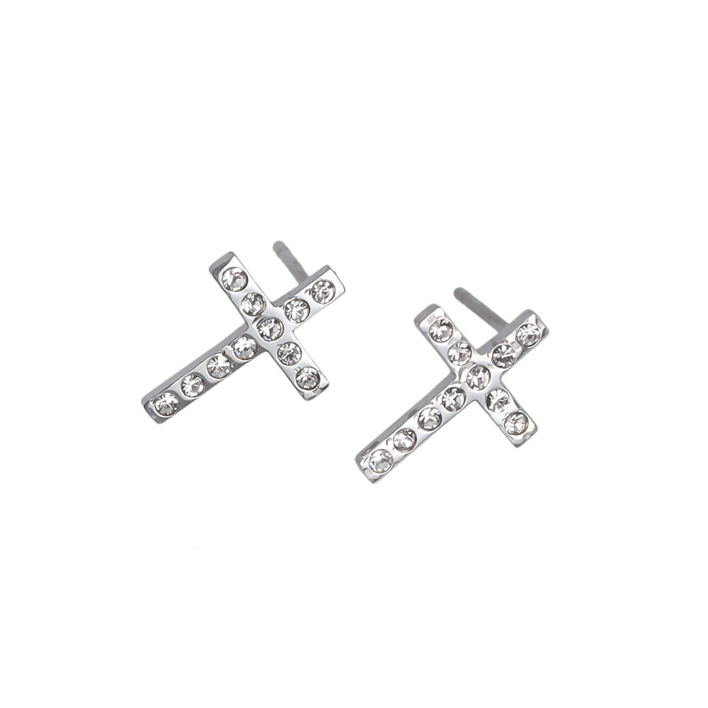 Cross earrings