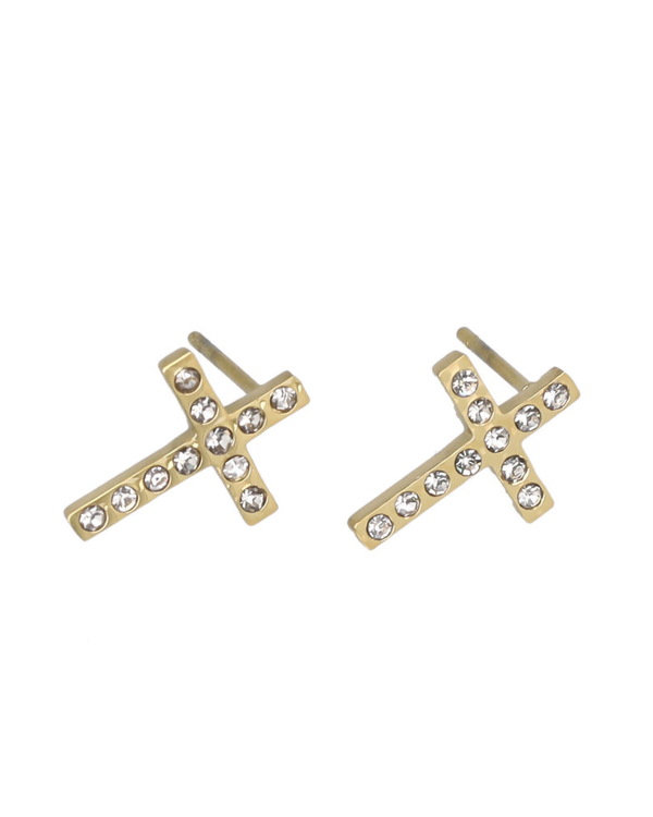 Cross earrings
