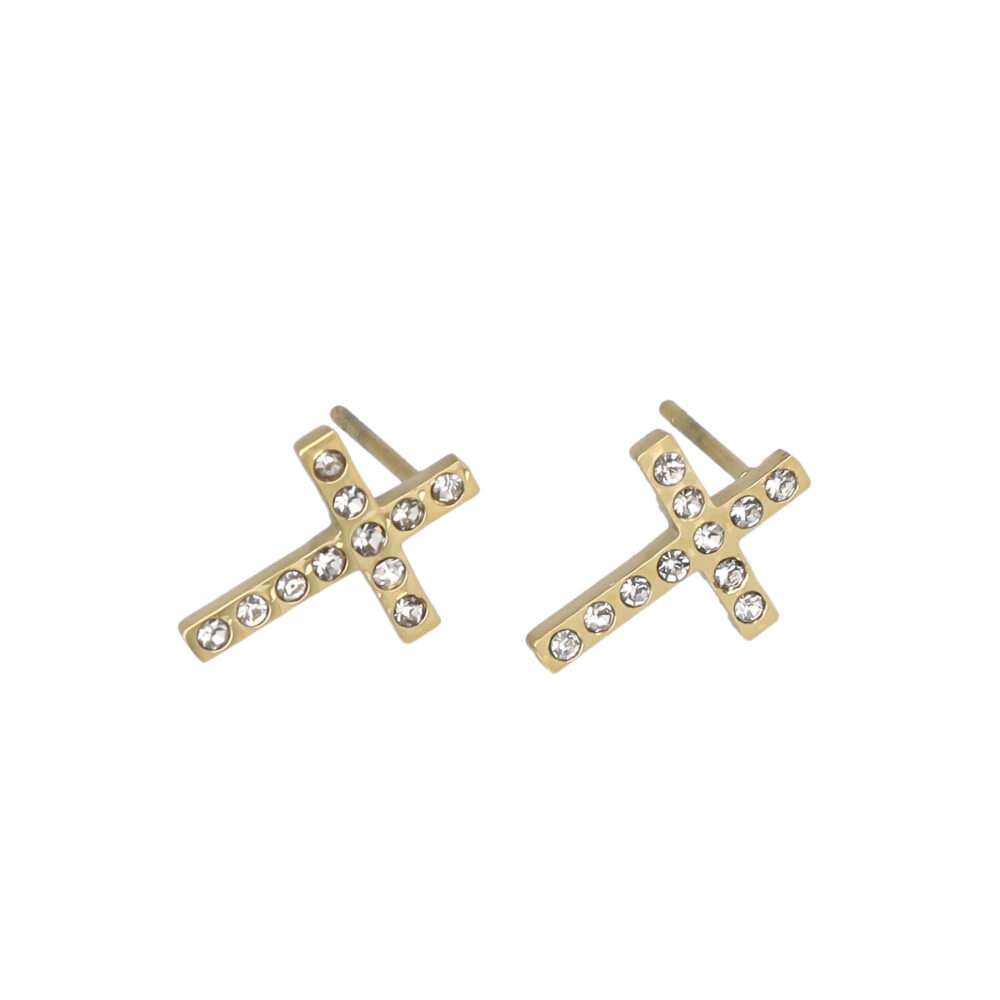 Cross earrings