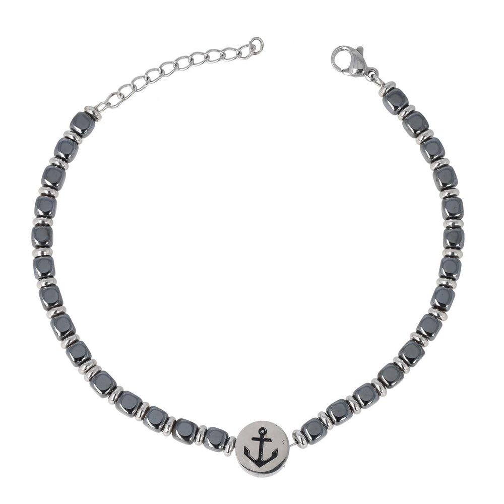 Bracelet with dice and anchor