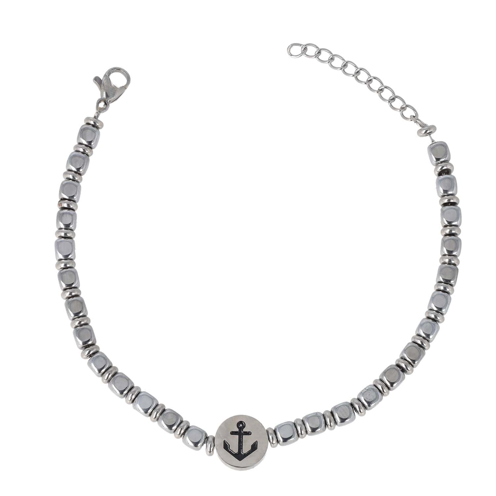 Bracelet with dice and anchor