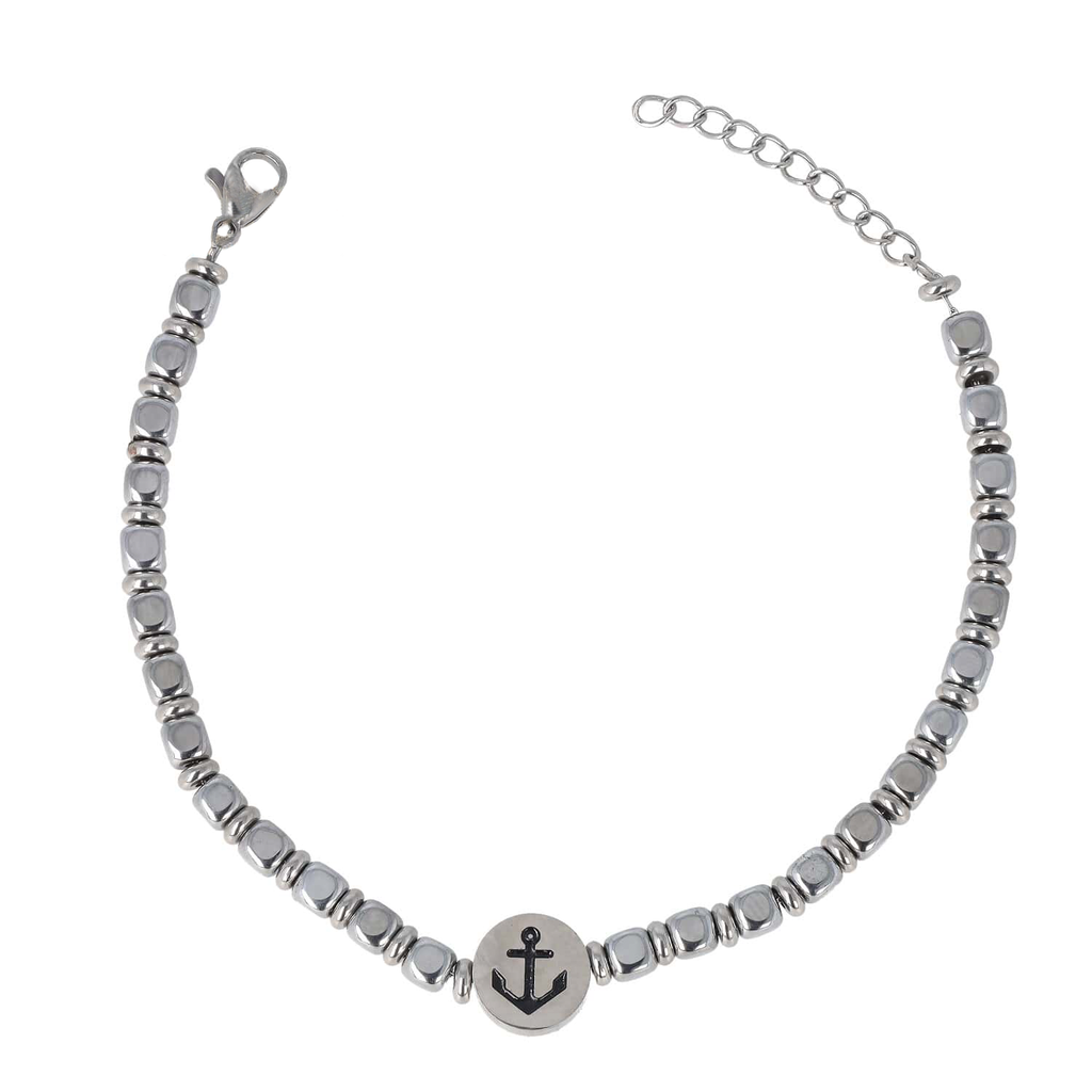 Bracciale con dadini e ancora