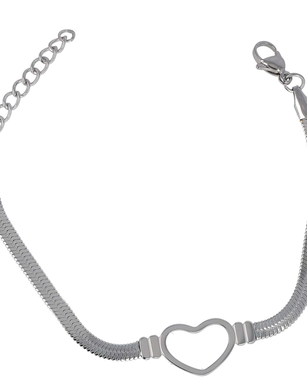 Bracciale Snake con cuore