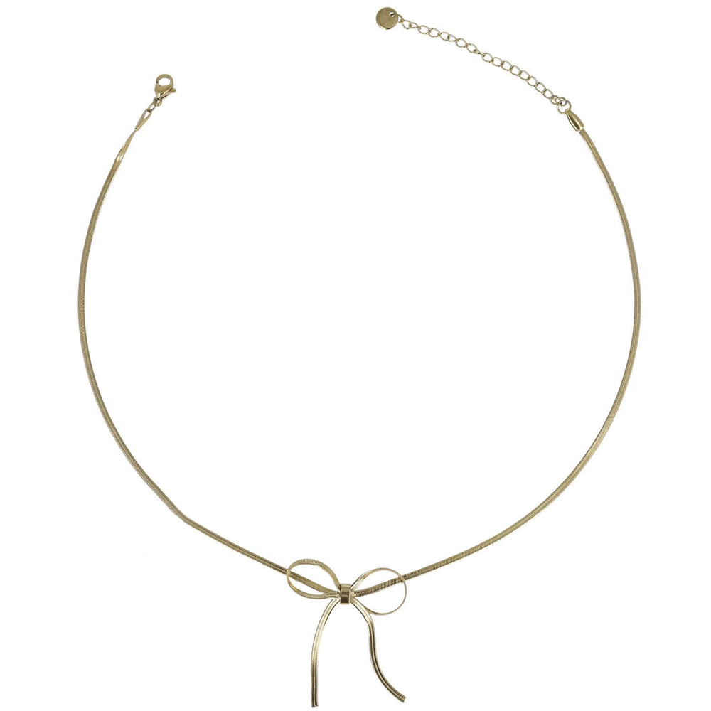 Snake Bow Necklace