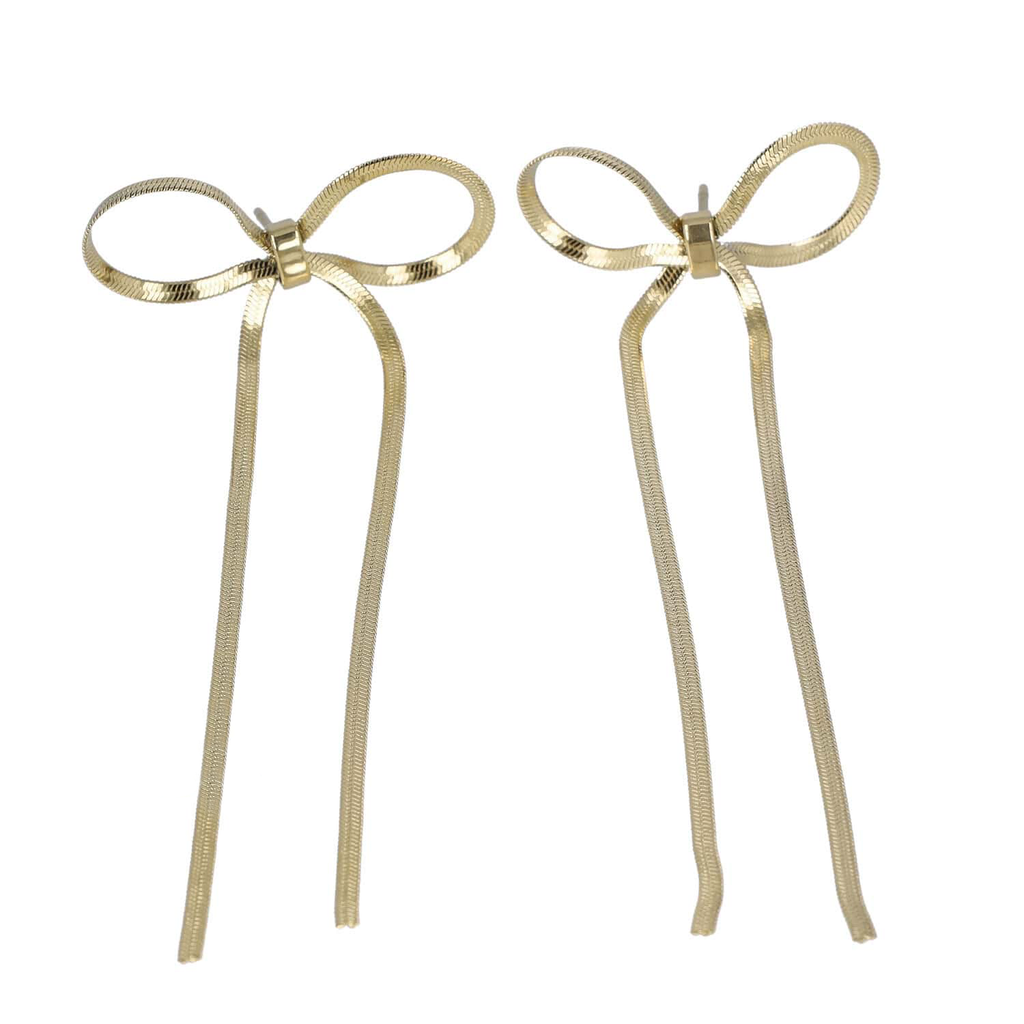Snake Bow Earrings