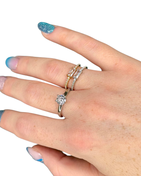 Anello Solitario Clarity