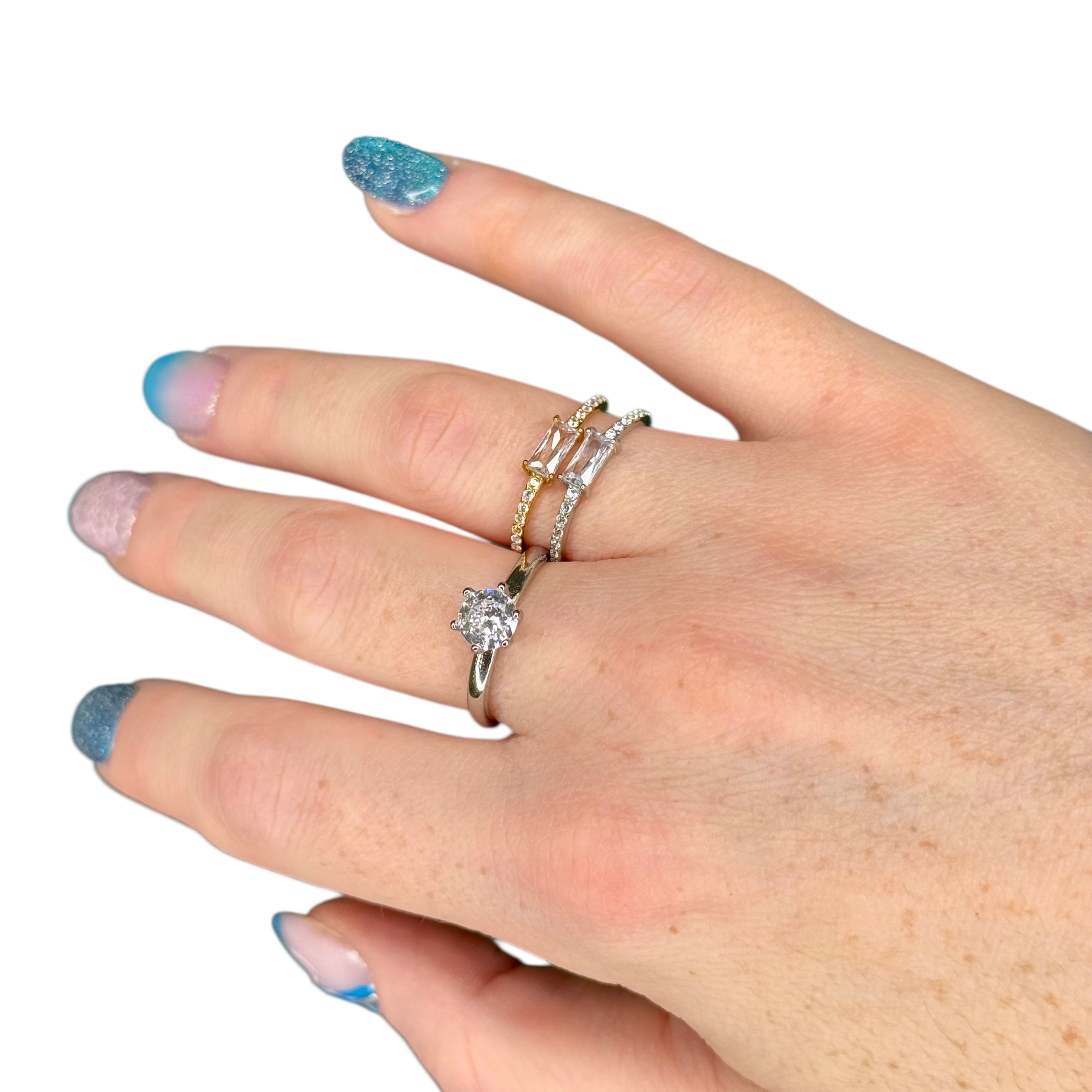 Anello Solitario Clarity