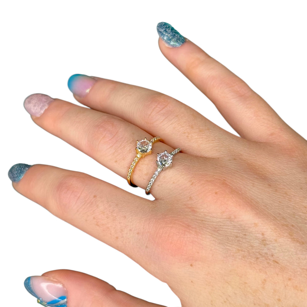 Anello Solitario Cristelle