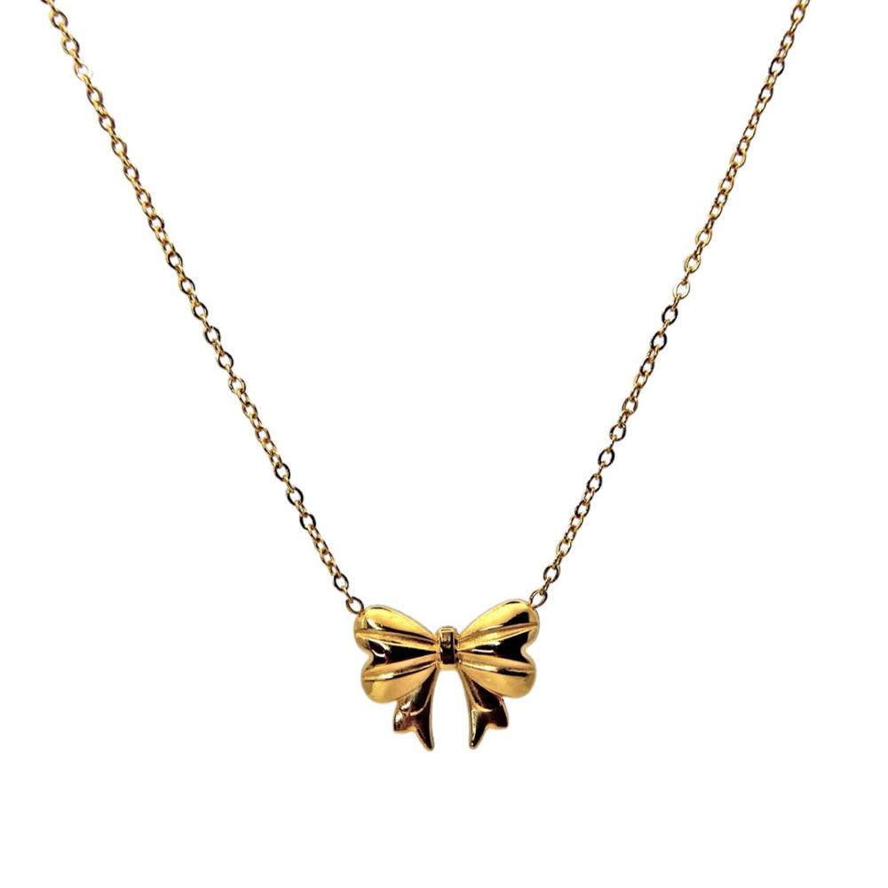 Elegant Bow Necklace