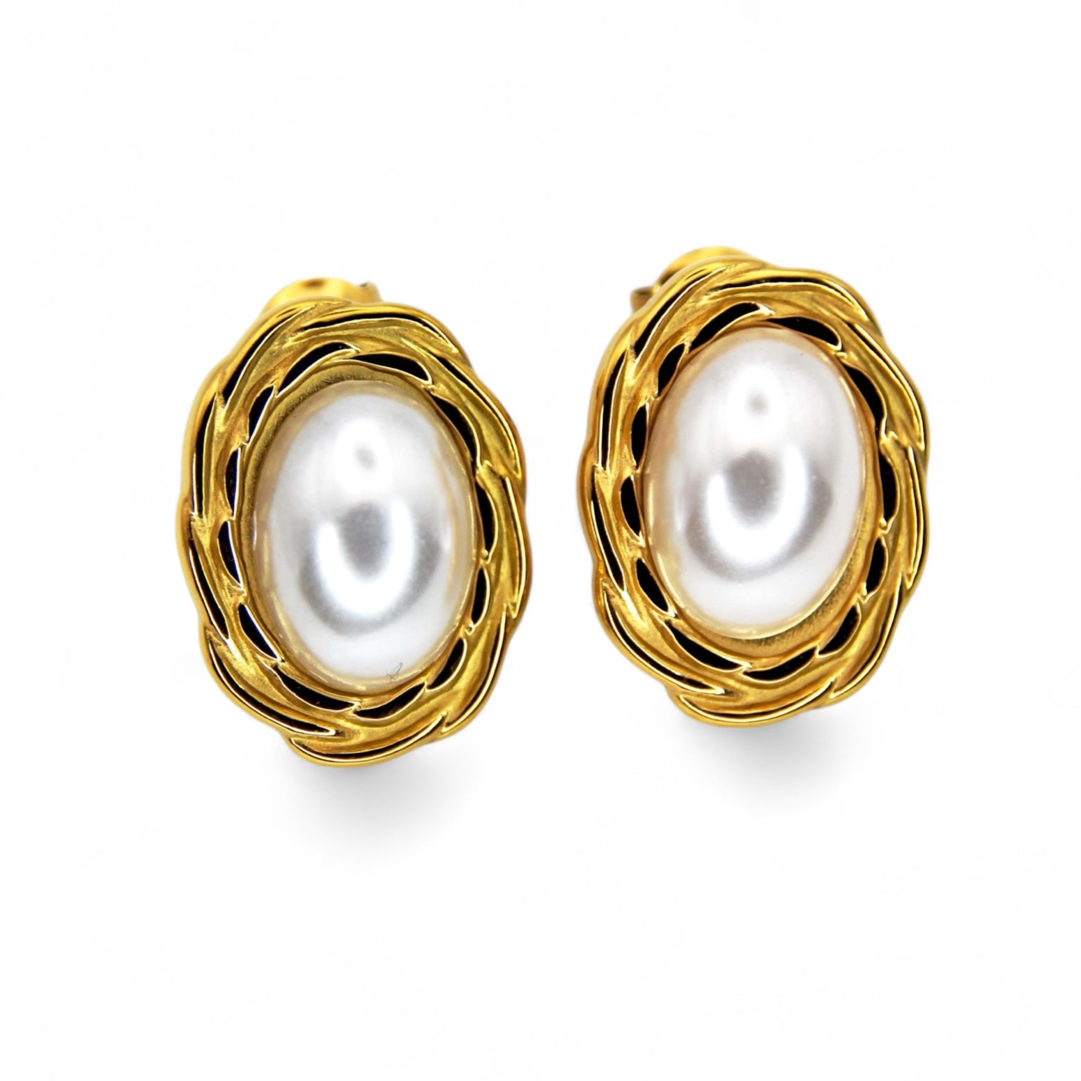 Orecchini Oval Pearl