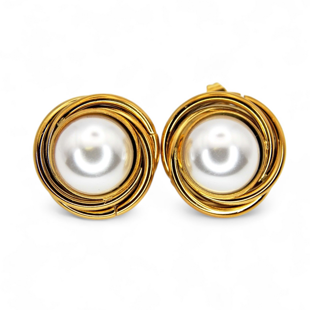 Orecchini Circle Pearl