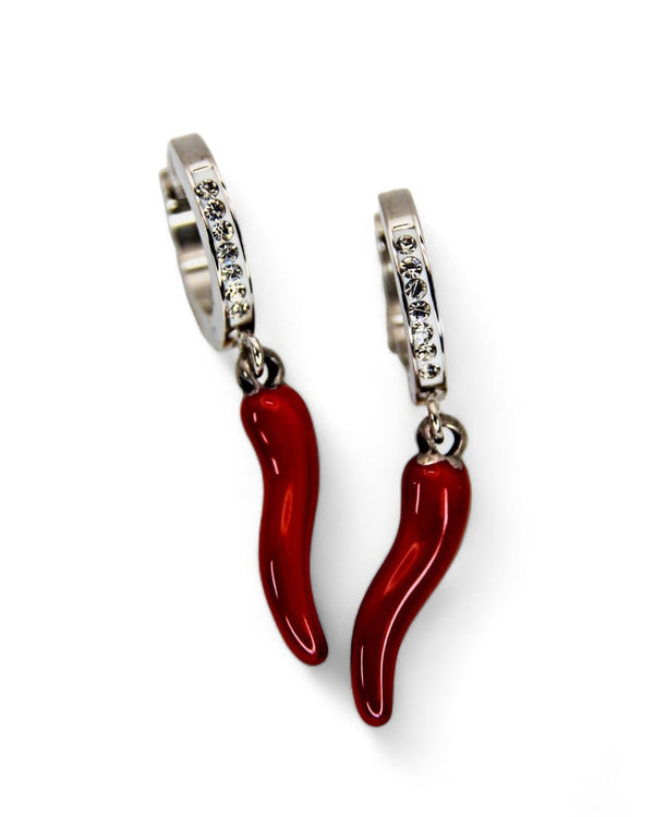Horn Hoop Earrings
