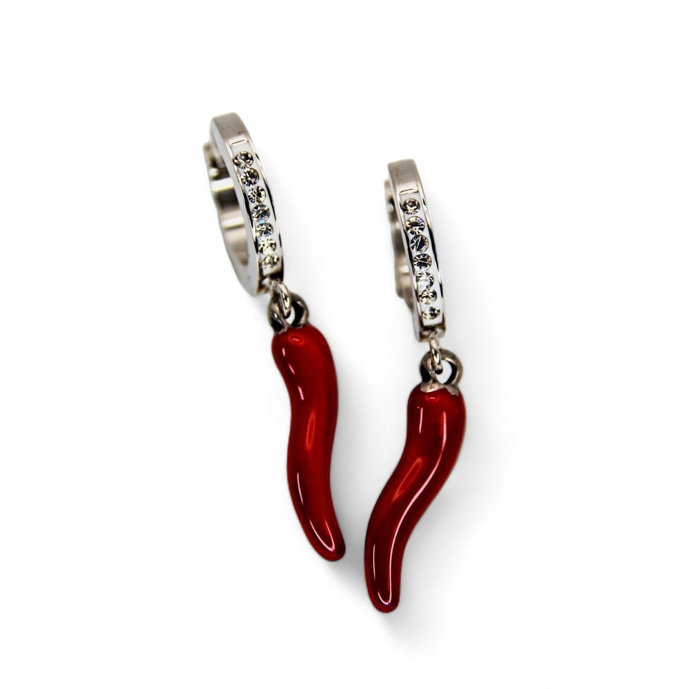 Horn Hoop Earrings