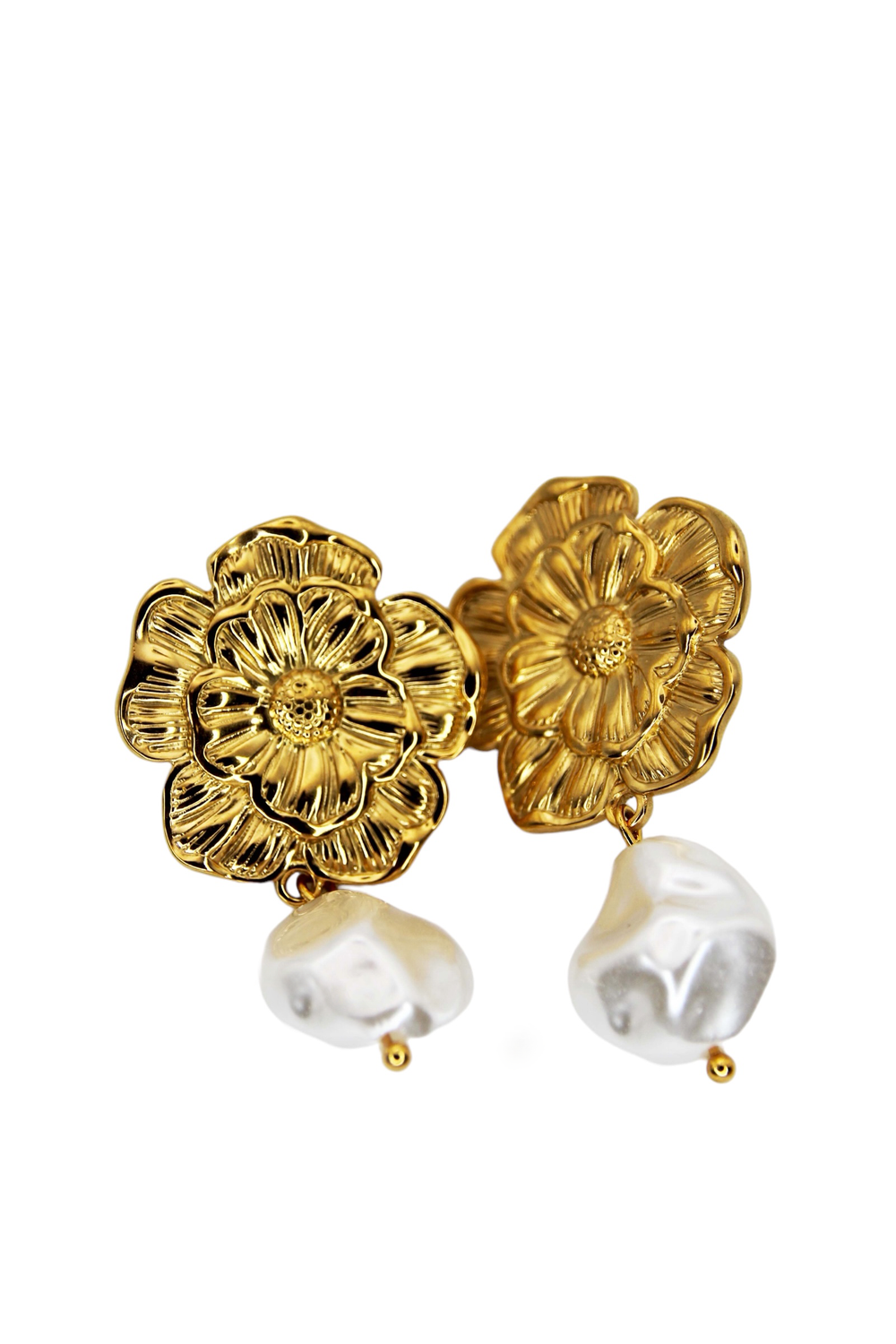 Hibiscus Flower Earrings