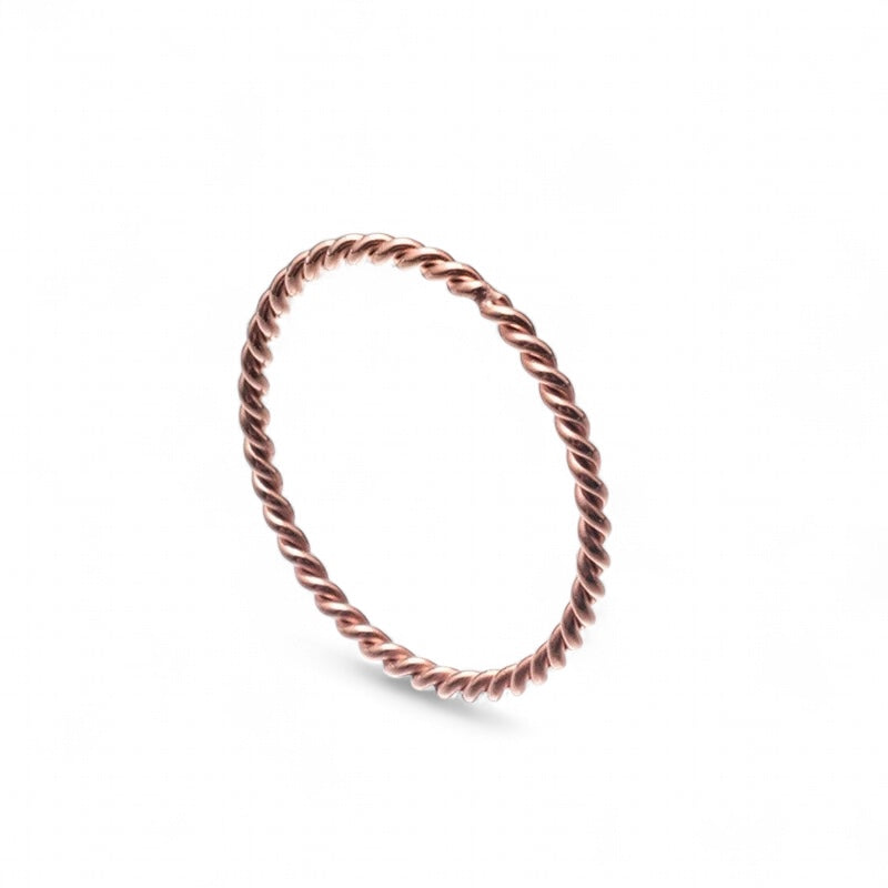 Braided wedding ring
