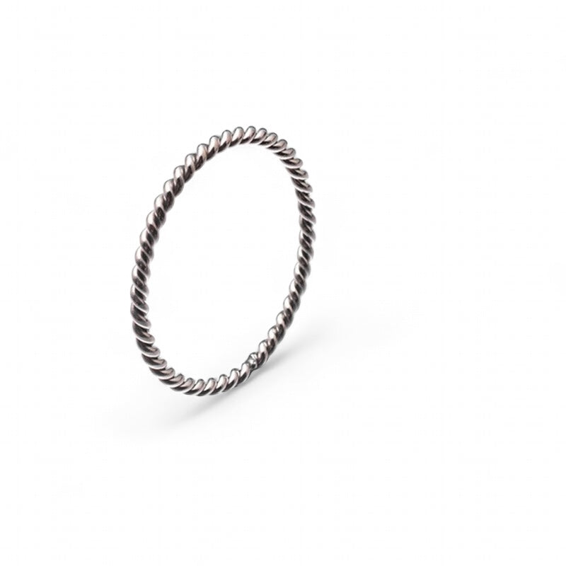 Anello fedina intrecciata