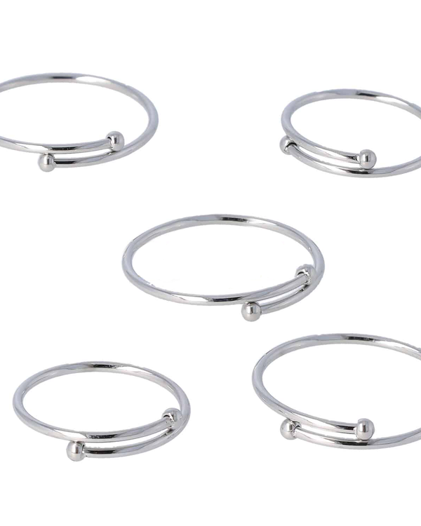 Set 5 fedine regolabili