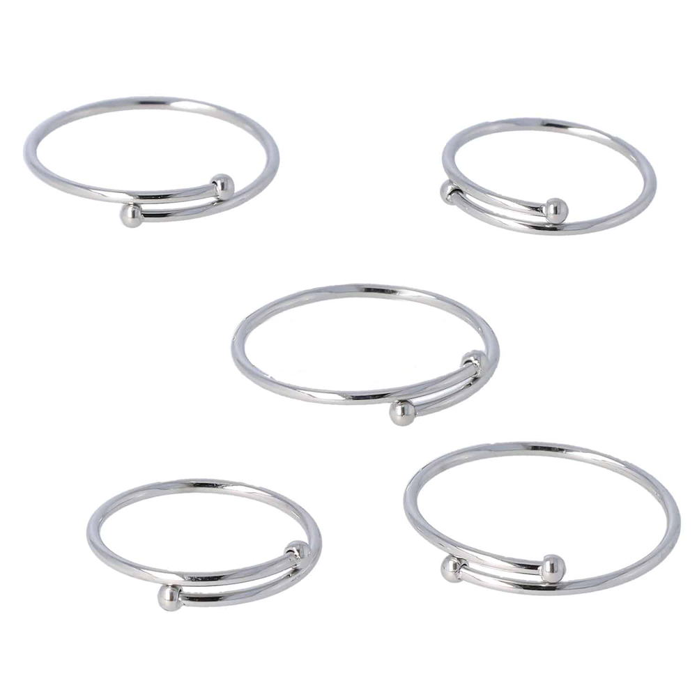 Set 5 fedine regolabili